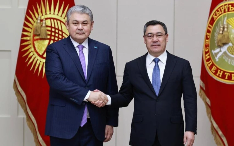 Kazakh FM Kosherbayev meets Kyrgyz President in Bishkek 