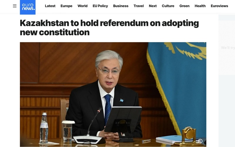 Foreign media on Kazakhstan, Constitutioanal reform