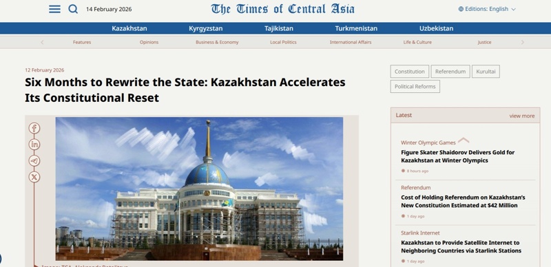 Foreign media on Kazakhstan, Constitutional reform