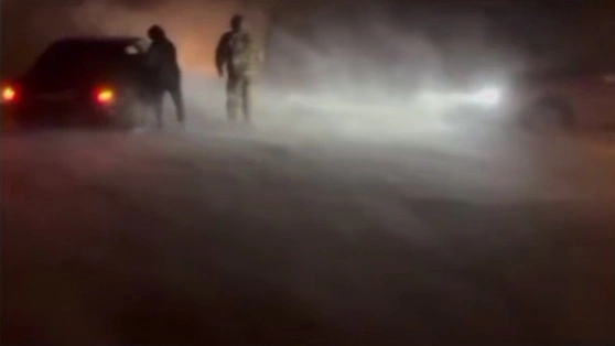 Семья с двумя детьми спасена из снежного заноса в СКО