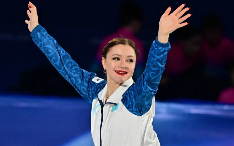 Kazakh figure skater sets new personal record at 2026 Winter Olympics