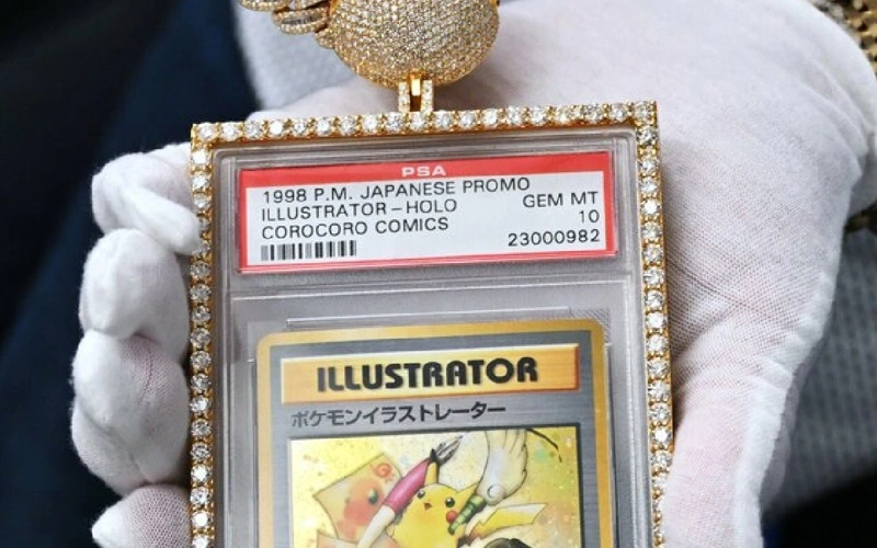 Álemdik rekord: Pokemon kartasy aýktsıonda 16,5 mıllıon dollarǵa satyldy