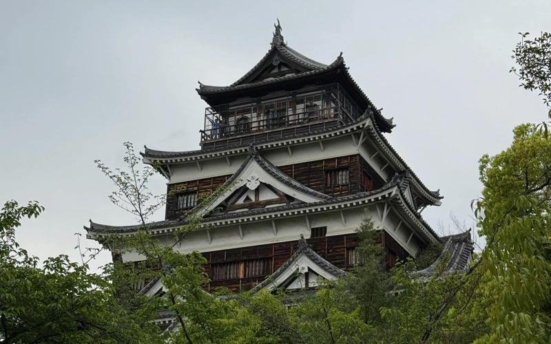A-bombed Hiroshima Castle main tower to close in March