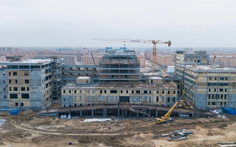 Қызылордадағы көпбейінді аурухана жыл соңына дейін пайдалануға беріледі 
