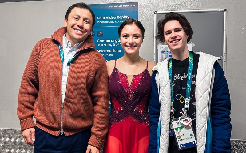 Қысқы Олимпиада: Михаил Шайдоров пен Геннадий Головкин Софья Самоделкинаға қолдау көрсетті