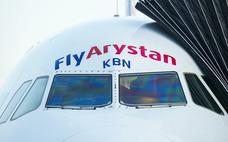 FlyArystan, самолет, рейс 