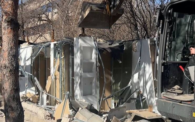 Очередной незаконный объект снесли в&nbsp;Алматы