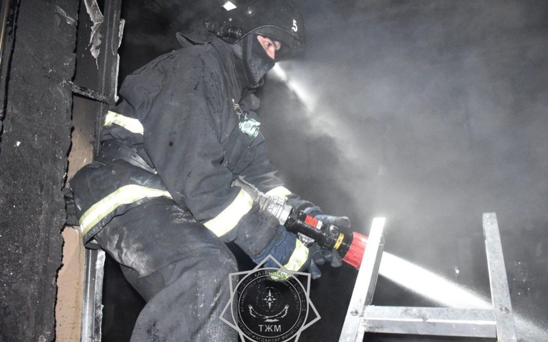 Петропавлда өндірістік цехта шыққан өрт робот көмегімен сөндірілді