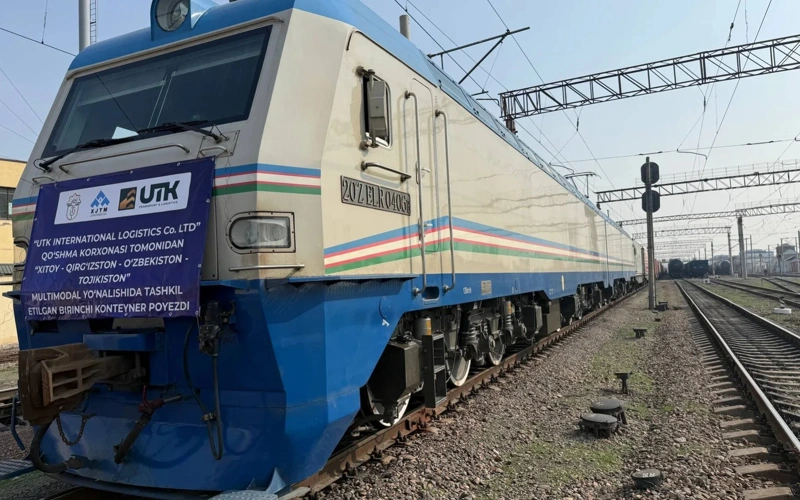 First freight train departs on China-Kyrgyzstan-Uzbekistan-Tajikistan route