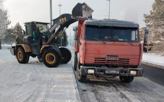Astanadan qys bastalǵaly 5,5 mln tekshe metr qar shyǵaryldy