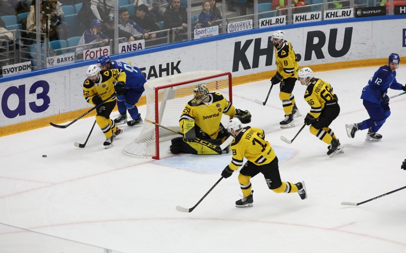 QHL: «Barys» elordada «Severstal» komandasyna ese jiberdi QHL: «Barys» elordada «Severstal» komandasyna ese jiberdi