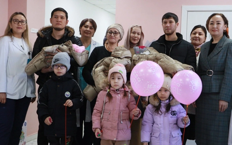 Первая в этом году тройня родилась в Атырау