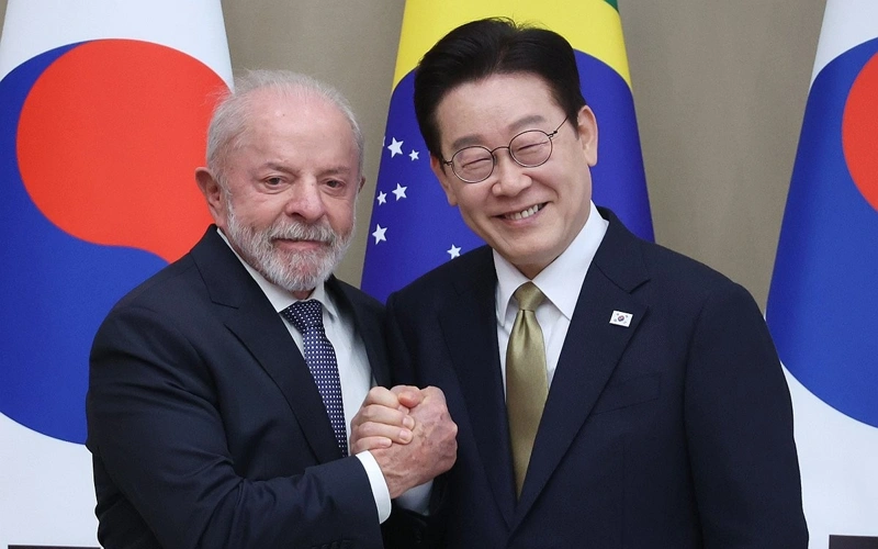 Lee, Brazil's Lula agree to elevate bilateral ties to strategic partnership
