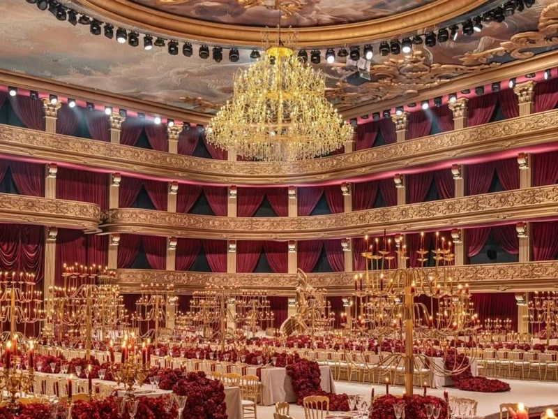 Opera spectacle: Beirut wedding hall built in 15 days
