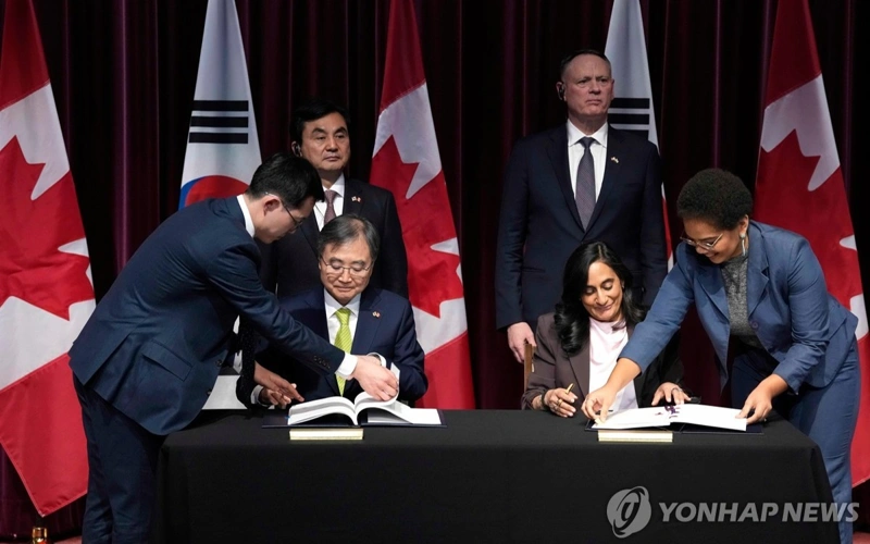 Canada and South Korea sign defense information agreement