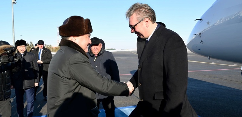 Сербия Президенті Александр Вучич Астанаға ресми сапармен келді 