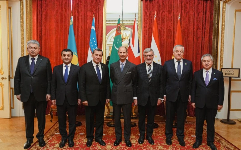 Prince Edward hosts Central Asia's top diplomats in London 