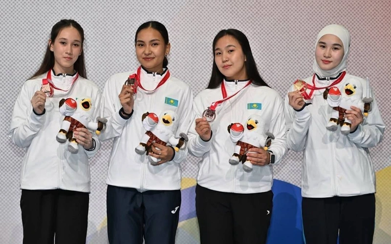 Женская сборная Казахстана по фехтованию стала третьей на юниорском чемпионате Азии 