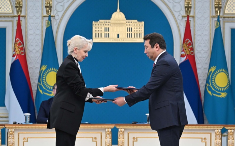 Kazakhstan, Serbia sign wide-ranging cooperation documents to deepen bilateral ties 