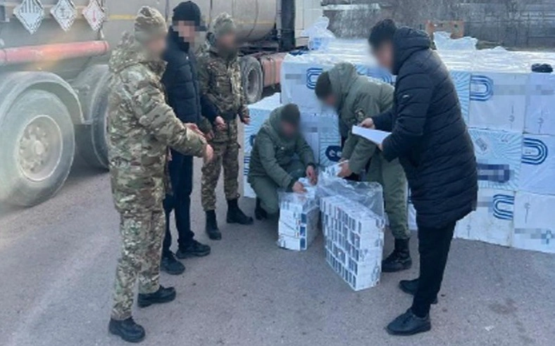 150 тысяч пачек безакцизных сигарет на 60 млн тенге пытались ввезти в Казахстан