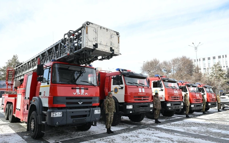 Спасателям области Жетысу вручили ключи от новой спецтехники