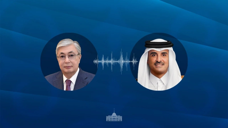 President Tokayev discusses Middle East situation with Amir of the State of Qatar