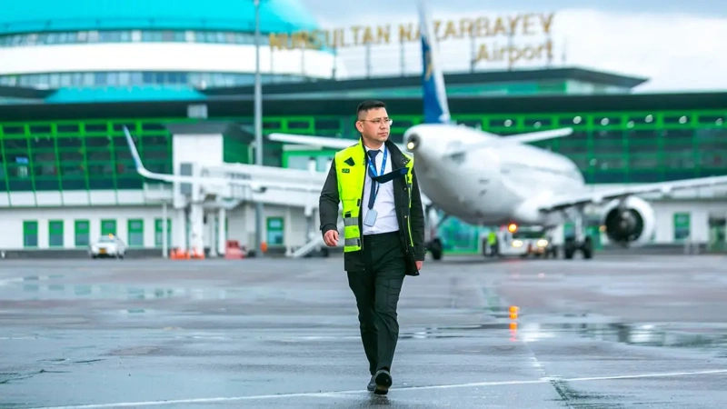 Astana airport warns passengers of security system checks