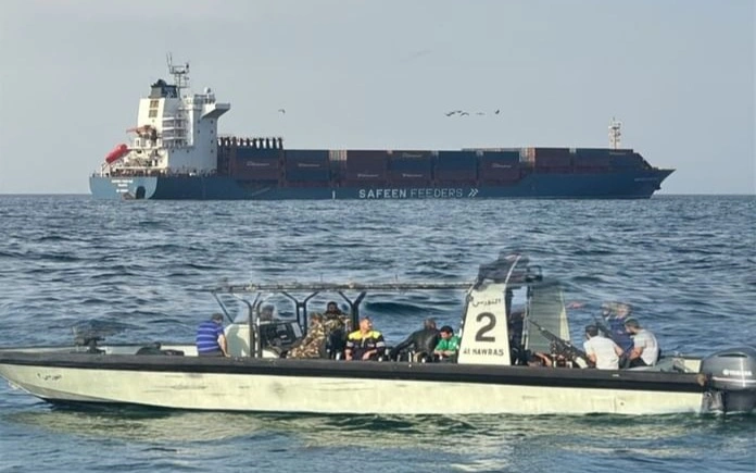 Omani Navy saves cargo ship crew after missile attack near Strait of Hormuz