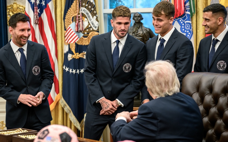 Messi and Inter Miami honored at White House after MLS Cup triumph