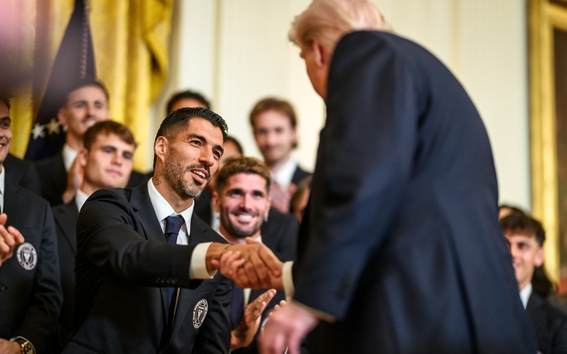 Messi and Inter Miami honored at White House after MLS Cup triumph