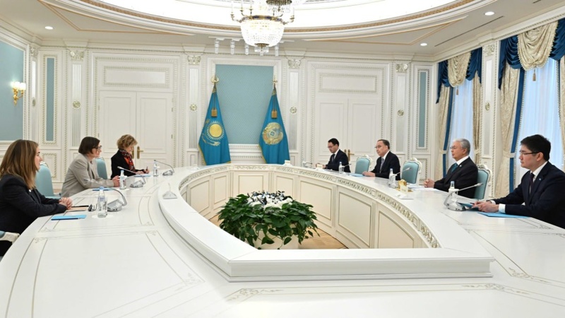 Глава государства принял президента Международного комитета Красного Креста Мирьяну Сполярич п