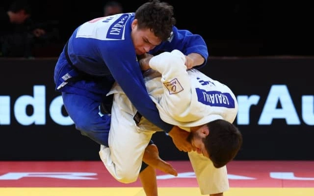 Adilet Almat wins men’s 81kg gold at Grand Prix Upper Austria