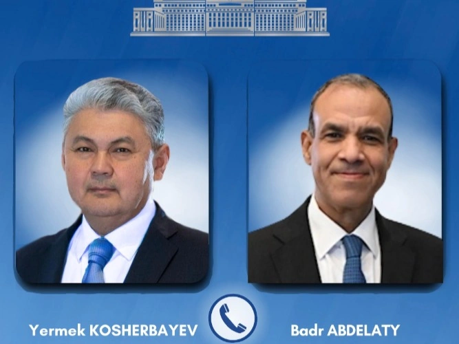 Kazakh and Egyptian FMs discuss regional developments, de-escalation over phone 