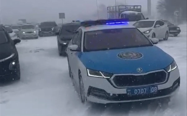 В Жамбылской области ожидаются сильный снег и метель
