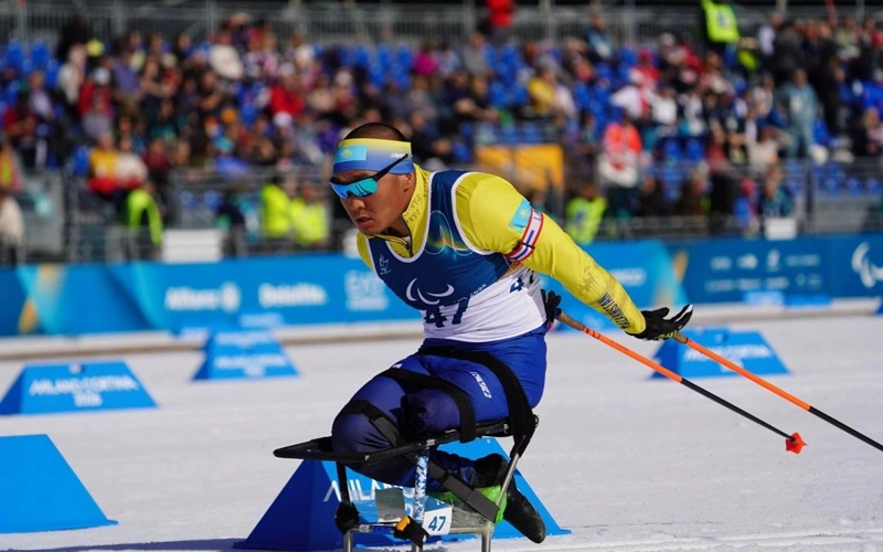 Kazakhstan wins 1st medal at Winter Paralympic Games in Italy