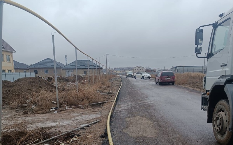 Алматыда манипулятор газ құбырын зақымдап, бірнеше үй газсыз қалды