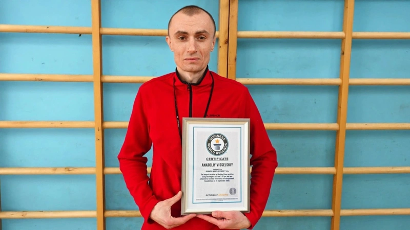 Teacher from Petropavlovsk sets new Guinness world record
