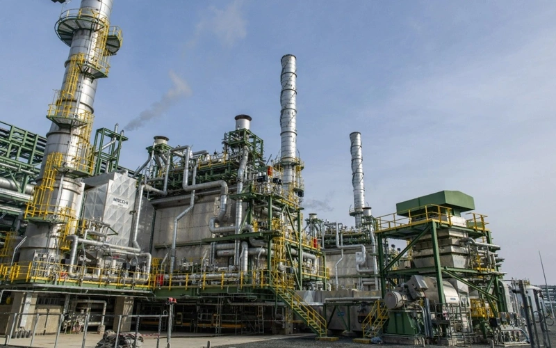 На одной из установок месторождения Тенгиз произошел пожар