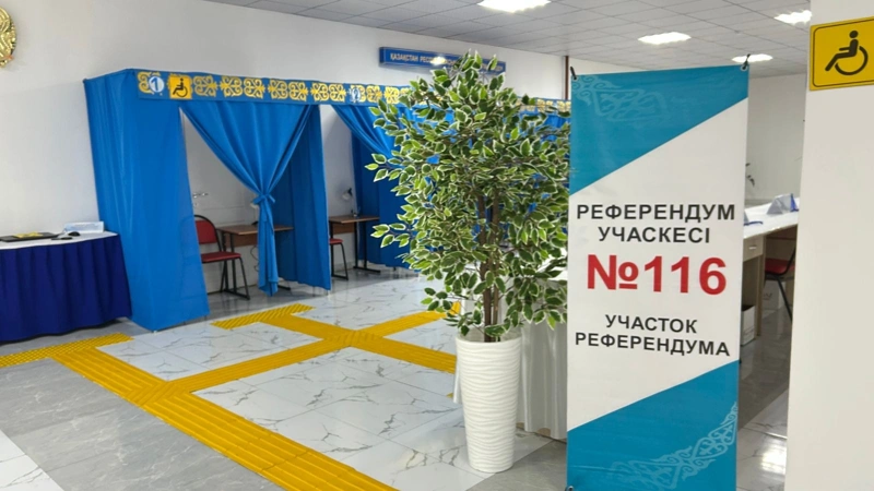Aqtóbede referendým ýchaskeleri daıyndyqty aıaqtady