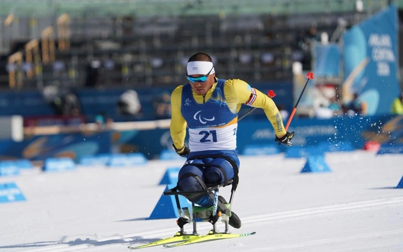 Kazakhstan's Yerbol Khamitov wins gold at 2026 Paralympic Games