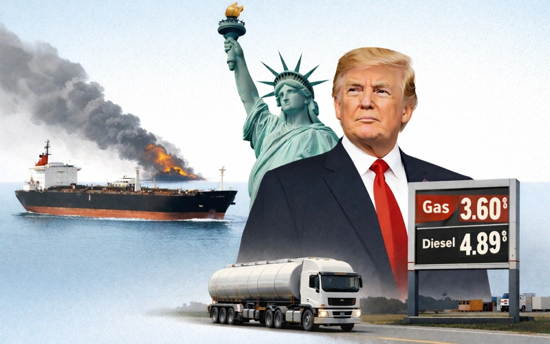 Donald Trump, shipping law, fuel prices, USA