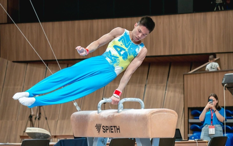 Kazakhstani gymnast Zeinolla Idrissov bags silver at World Cup event in Türkiye 