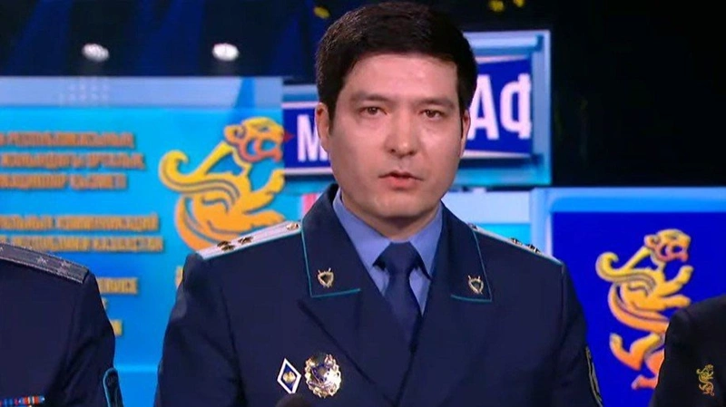 Бекжан Караманов на брифинге в СЦК