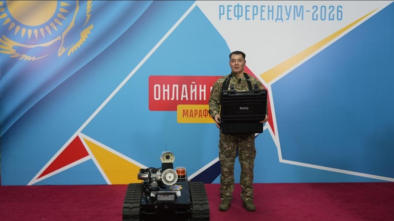 ТЖМ инновациялық өрт сөндіруші роботты таныстырды