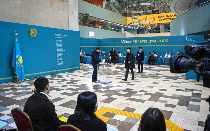 Prezıdent Qasym-Jomart Toqaev respýblıkalyq referendýmda daýys berdi Prezıdent Qasym-Jomart Toqaev respýblıkalyq referendýmda daýys berdi
