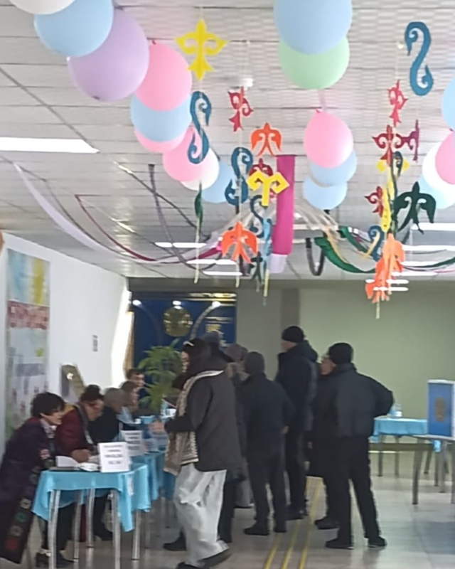 как голосуют в Карагандинской области