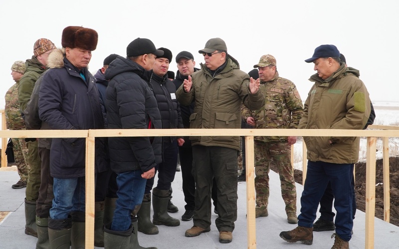 Канат Бозумбаев проверил подготовку к паводкам в Акмолинской области