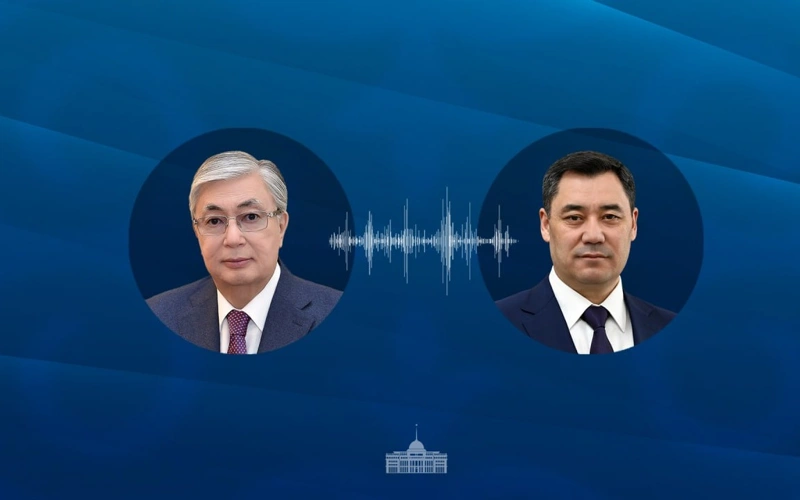 President Kassym-Jomart Tokayev of Kazakhstan held a telephone conversation with his Kyrgyz counterpart, Sadyr Japarov