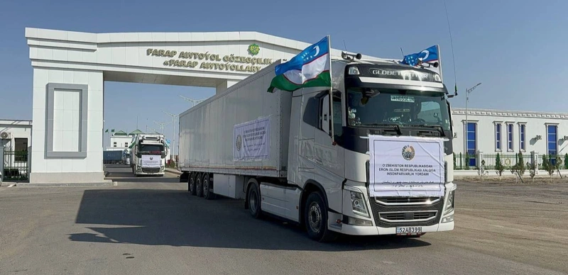 Uzbekistan delivers humanitarian cargo to Iran