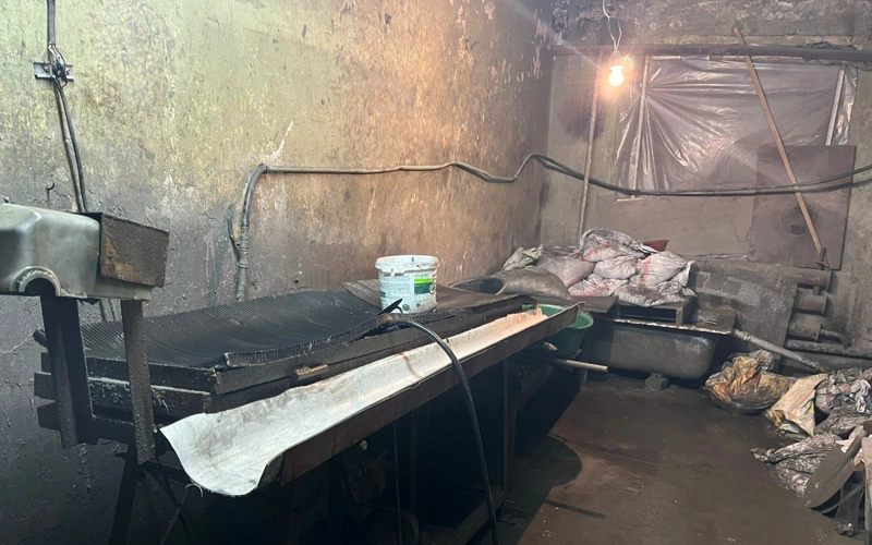 Занимавшийся незаконной добычей золота подпольный цех ликвидировали в Акмолинской области